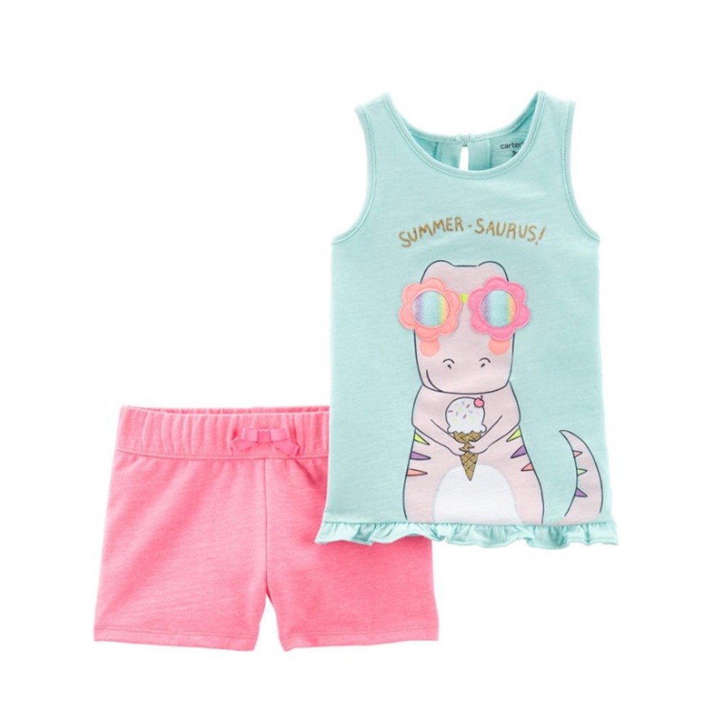 Carter’s Baby Girl 2-piece Short Set 3m
